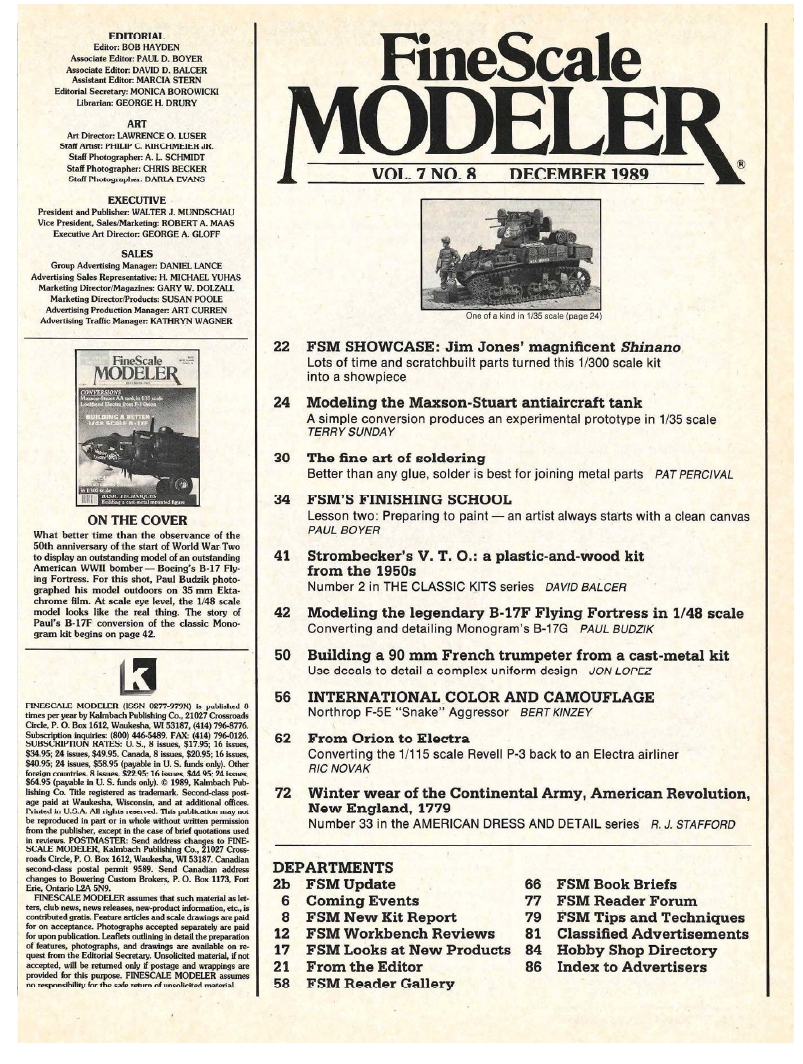 FineScale Modeler 1989-12 (Vol07-08)
